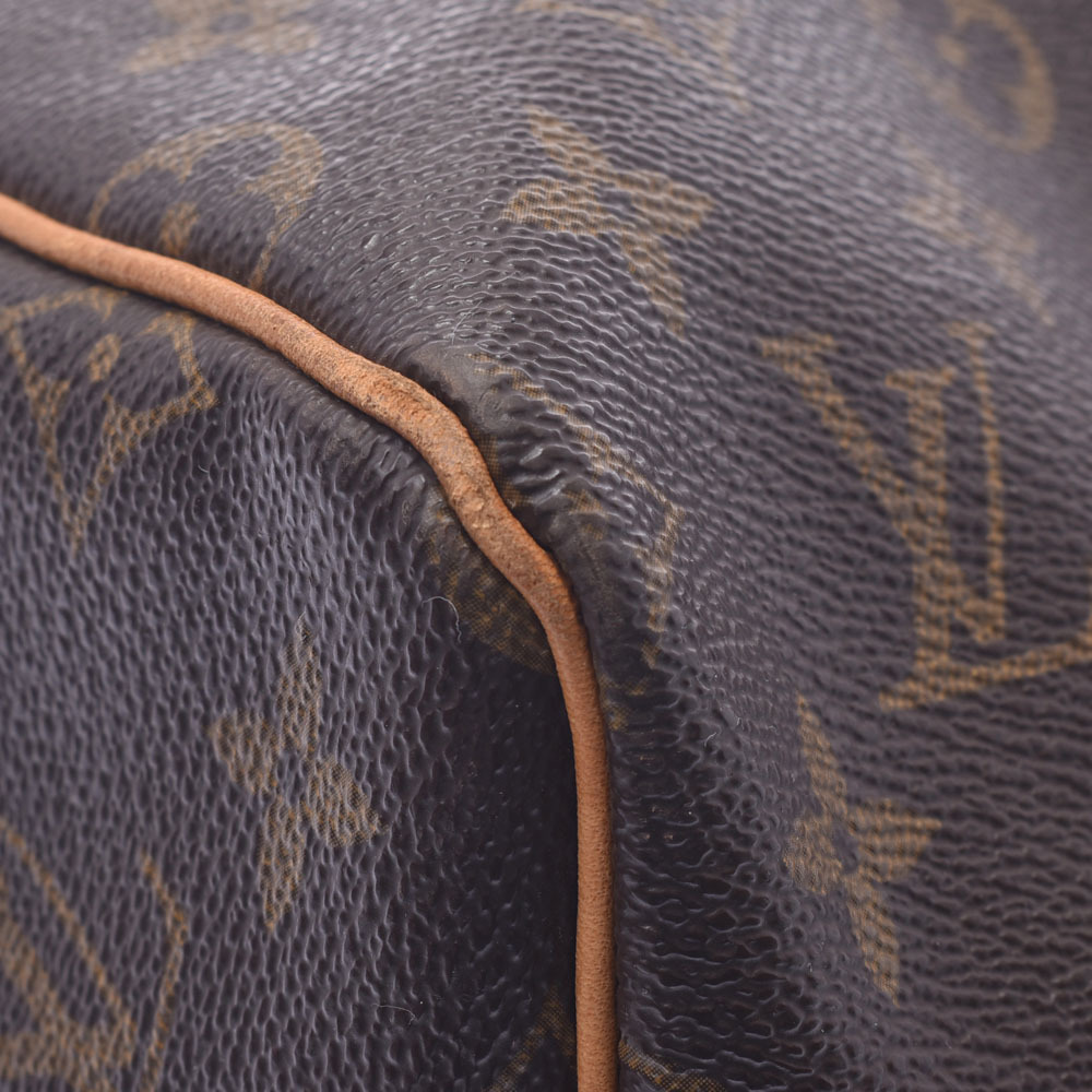 LOUIS VUITTON Monogram Keepall Brown Canvas Boston Bag - Picture 6 of 9